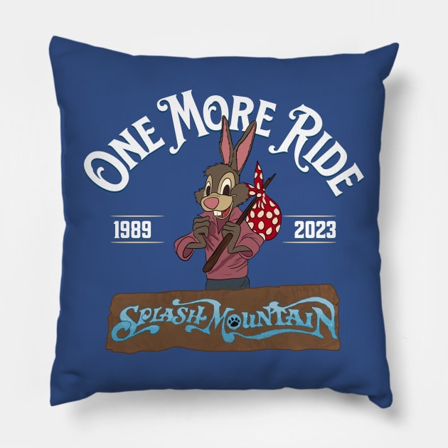 Splash mountain ride Pillow by Polynesian Vibes