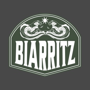 Biarritz France Ocean Waves T-Shirt