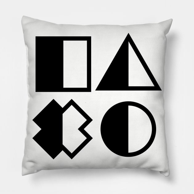 Shapes Pillow by ganola