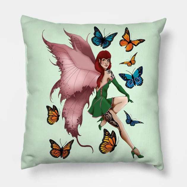 Faery Pillow by tigressdragon