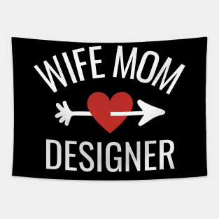 Wife Mom Designer Gift Idea Tapestry