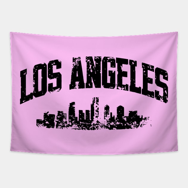 Los Angeles Varsity Style Tapestry by KyoKute