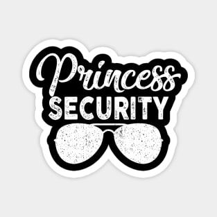 Princess Security Funny Birthday Halloween Party design Magnet