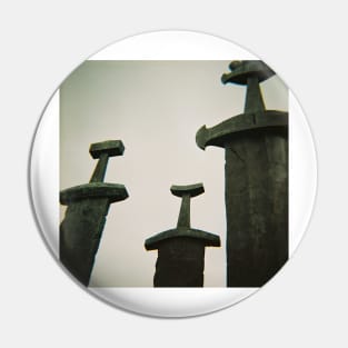 Sverd i Fjell - Monumental Sculpture in Norway - Lomography Medium Format Diana F+ Pin