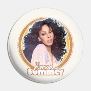 Donna Summer // Retro Style Fan Art Design Pin