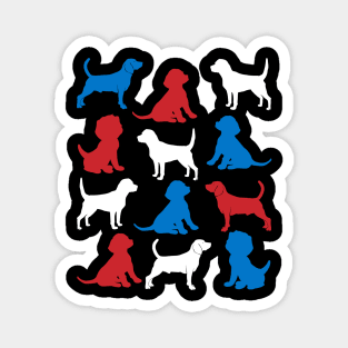 Patriotic Beagles Dog America Flag 4Th Of July Magnet