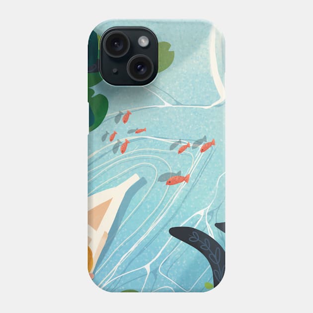 sunny fish Phone Case by Sm7thme