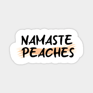Namaste Peaches Magnet