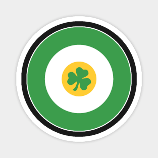 Irish Shamrock Target Magnet