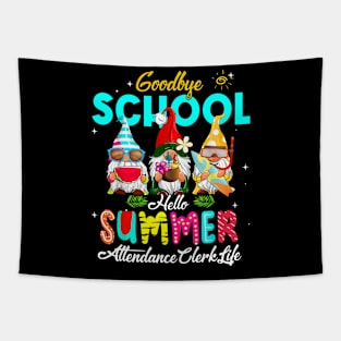 Attendance Clerk Gnome Goodbye School Hello Summer Tapestry