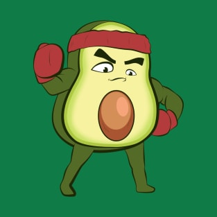 avocado boxing funny T-Shirt