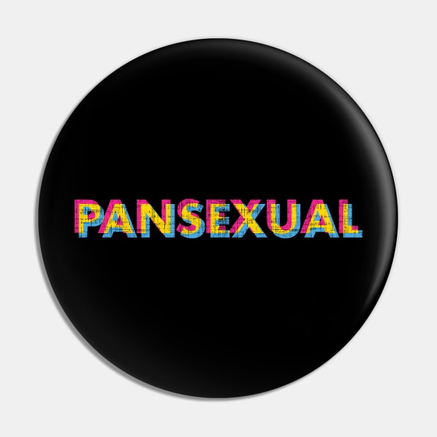 Pansexual Anaglyph Pin by AceOfTrades