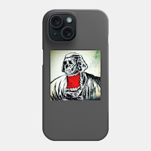 Skeletal gentleman Phone Case