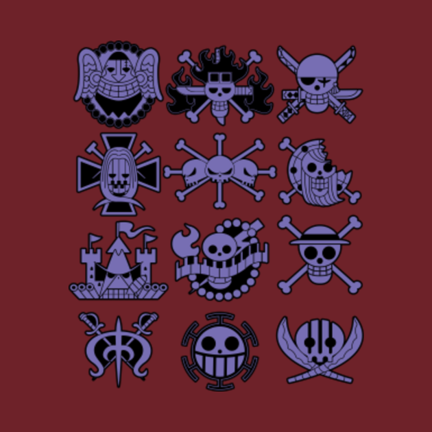 Worst Generation Jolly Roger 3 - One Piece - T-Shirt | TeePublic