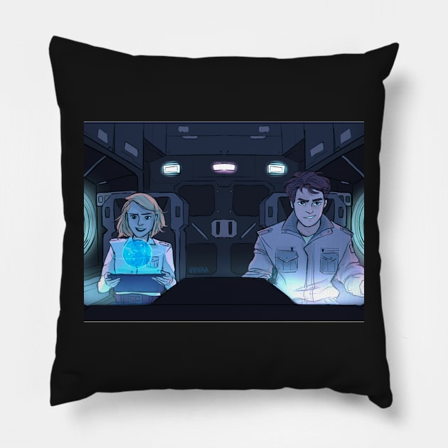 Cress & Thorne Pillow by vvivaa