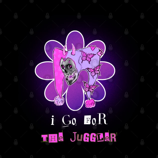 I Go For the Juggler Pastel Goth Clown by SpiralBalloon