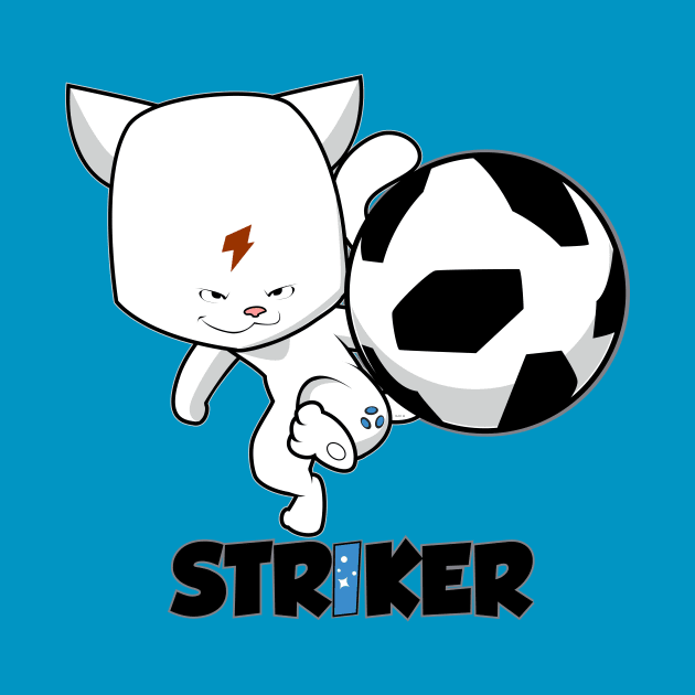 Cat Soccer Striker by Spikeani