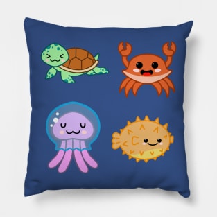 Sea Creatures Pillow