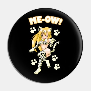 Me-Ow Catgirl Pin