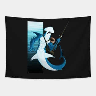 Hammerhead Merfolk Tapestry