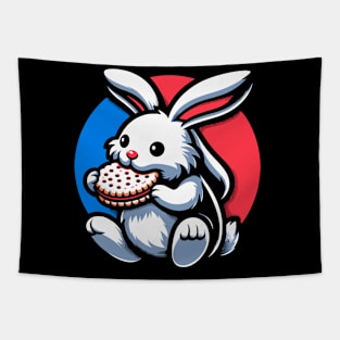 rabbit-taste the biscuit Tapestry