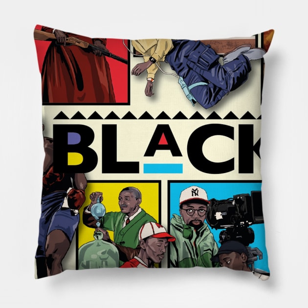 DBH Artwork Pillow by Drunk Black History Podcast