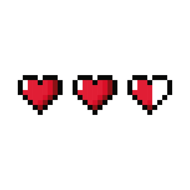 Funny You Fill My Hearts 8-Bit Valentine's | Valentines Day gift by johnii1422