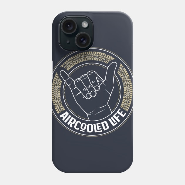 Air cooled Vdub Greeting / Shaka wave - Aircooled Life Phone Case by Aircooled Life