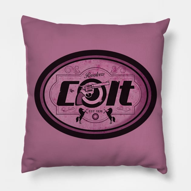 Firearms Company Purple Pillow by CTShirts