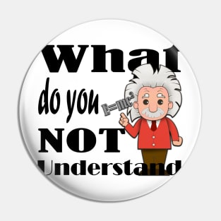 What Do You Not Understand Pin