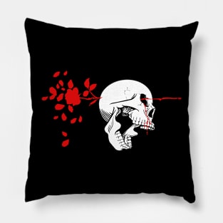 Skull of Roses Pillow