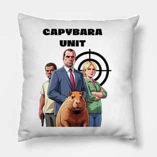 Capybara Unit Pillow