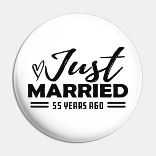 55th Wedding Anniversary - 55 years anniversary Pin