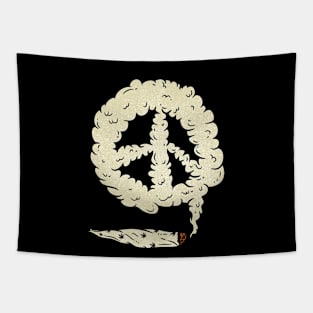 Spreading Good Vibes And Peace - Smoke Y'all Tapestry