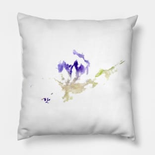 purple flower Pillow