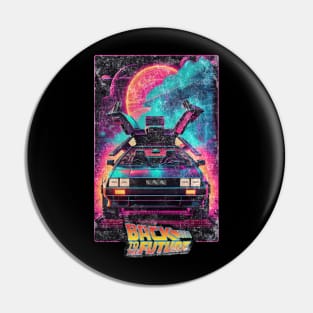 Back To The Future Delorean Vintage Modern Pin