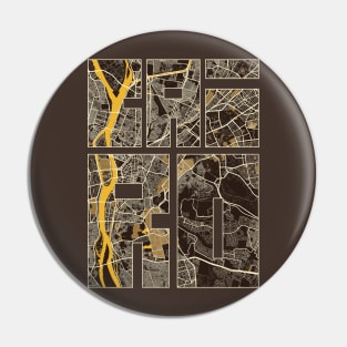 Cairo, Egypt City Map Typography - Pastel Pin