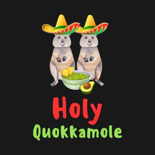 Funny Quokka lover guacamole pun Sombrero Cinco de Mayo T-Shirt