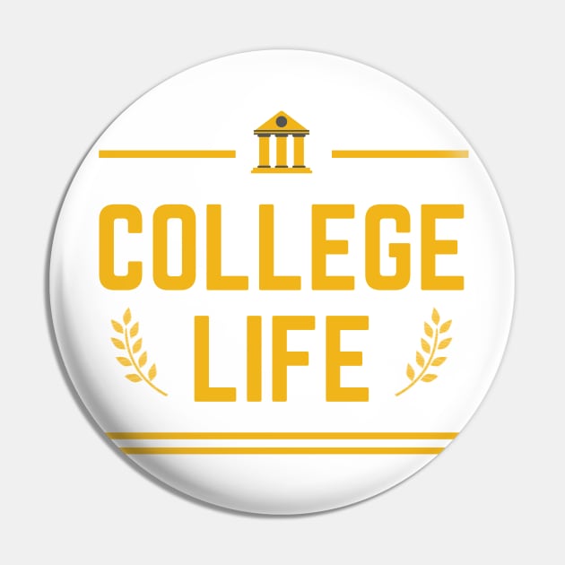 College Life: Where Dreams Take Flight Pin by neverland-gifts