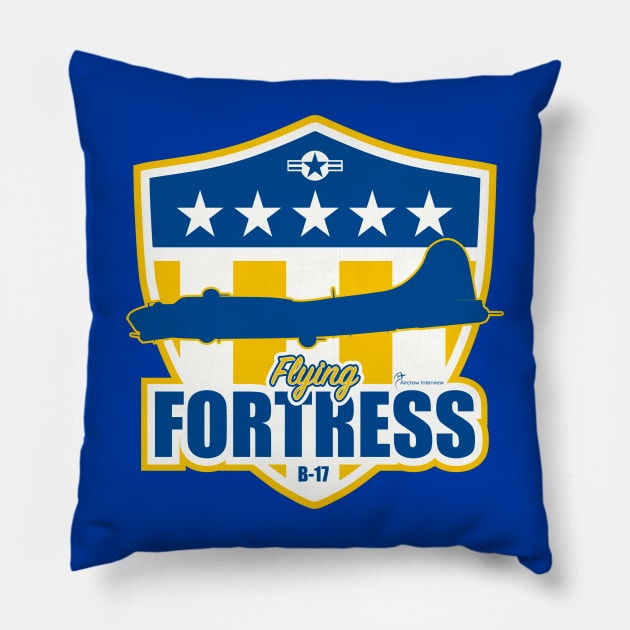 B-17 Flying Fortress Pillow by Aircrew Interview