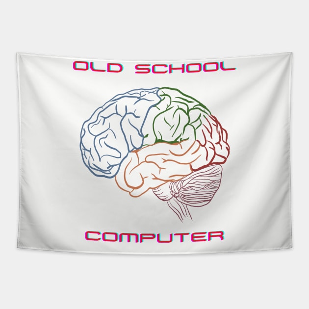 Old school computer Tapestry by Rickido