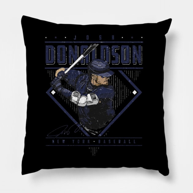 Josh Donaldson New York Y Diamond Name Pillow by danlintonpro