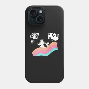 Rainbow Flying Carpet with Unicorn Phone Case