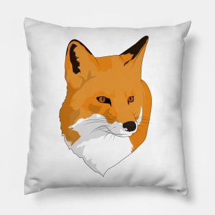 Fox Head Pillow