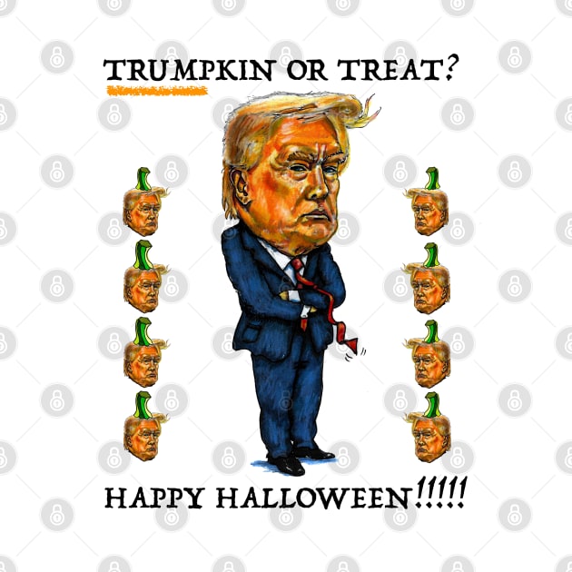 Trumpkin or treat by dizzycat-biz