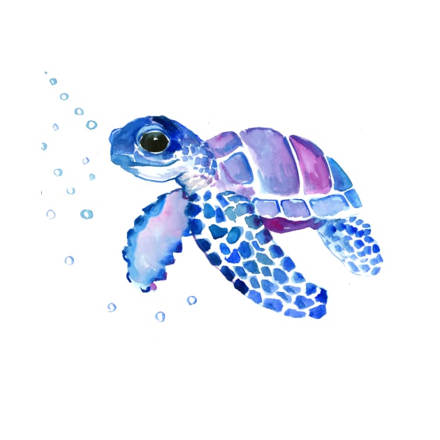 Sea Turtle Children art by surenart