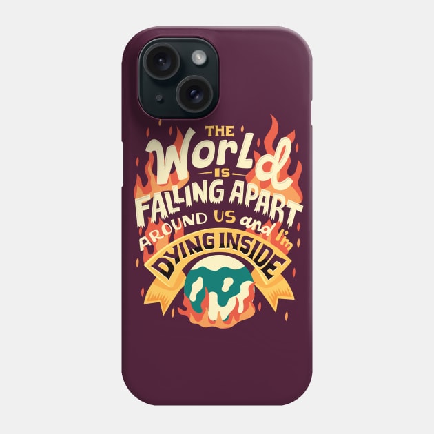 I'm dying inside Phone Case by risarodil