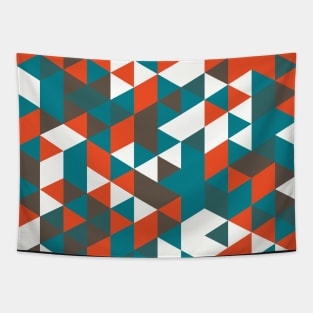 Retro cubes pattern Tapestry