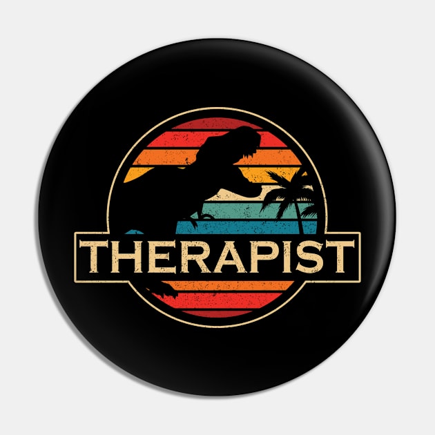 Therapist Dinosaur Pin by SusanFields