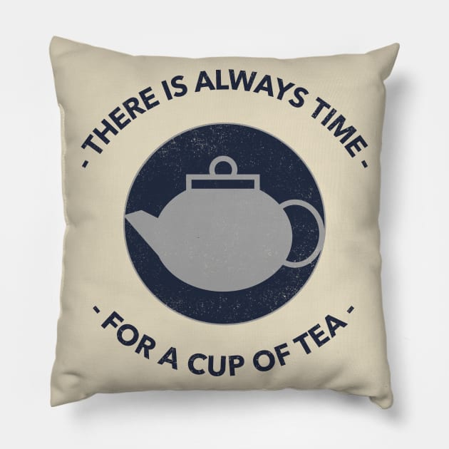 Always Time for Tea Pillow by Octeapus